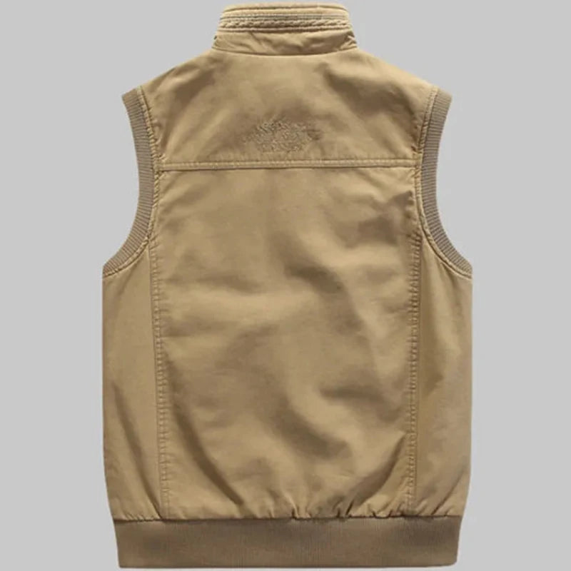 Heren Vintage Multi-Pockets Utility Vest | Daley