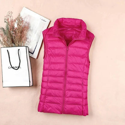 Vrouwen Puffer Vest Jas voor de winter | Trisanna