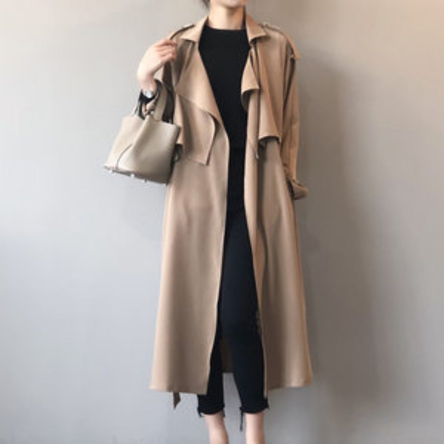 Retro Baggy Trench Coat voor Vrouwen | Annika