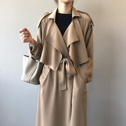 Retro Baggy Trench Coat voor Vrouwen | Annika