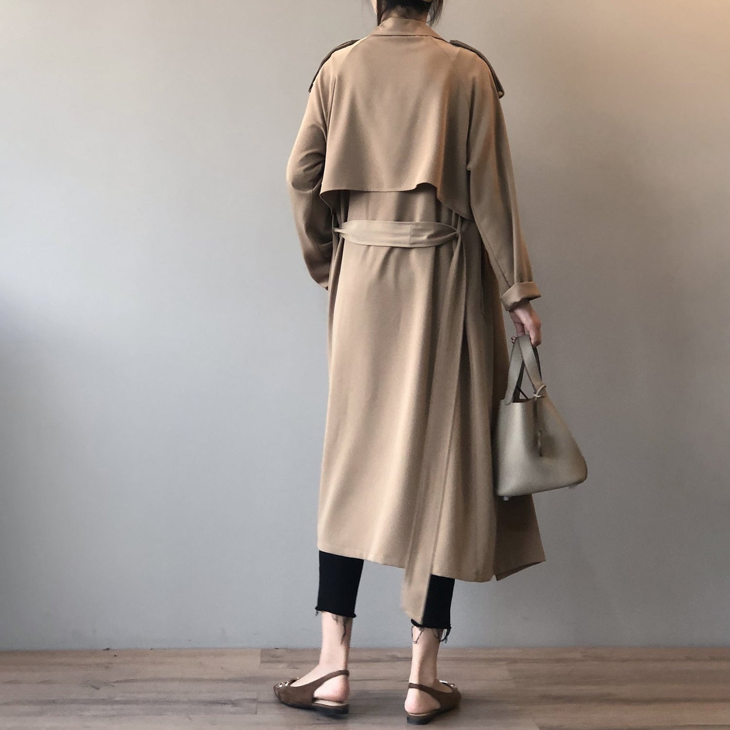 Retro Baggy Trench Coat voor Vrouwen | Annika