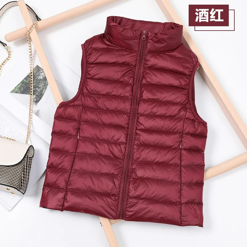 Vrouwen Puffer Vest Jas voor de winter | Trisanna