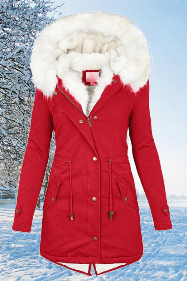 Lange en warme winterjas dames | Kaia