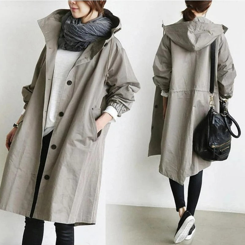 Stijlvolle waterdichte trenchcoat | Veerle