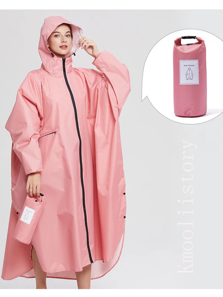 Oversized Dames Regenjas met Capuchon, Lichtgewicht Waterdichte Jas | Yuki