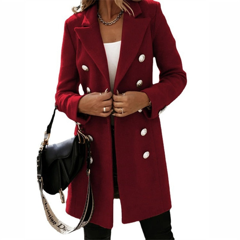 Elegante Winter Trenchcoat Dames | Leona