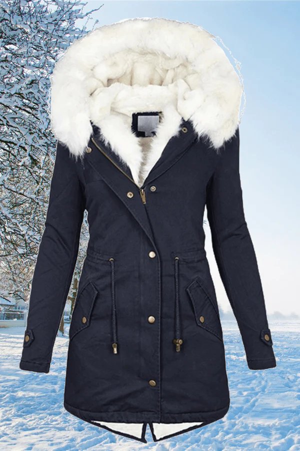 Lange en warme winterjas dames | Kaia