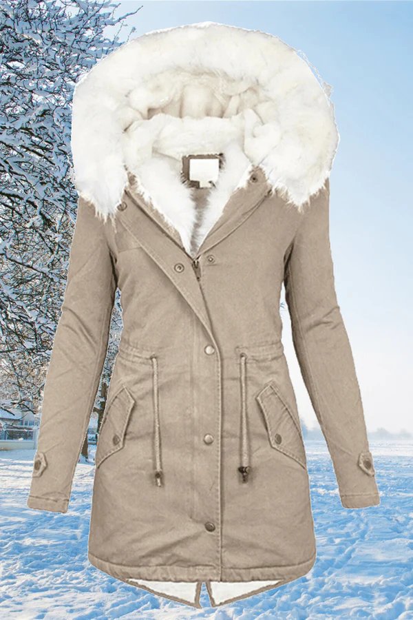 Lange en warme winterjas dames | Kaia