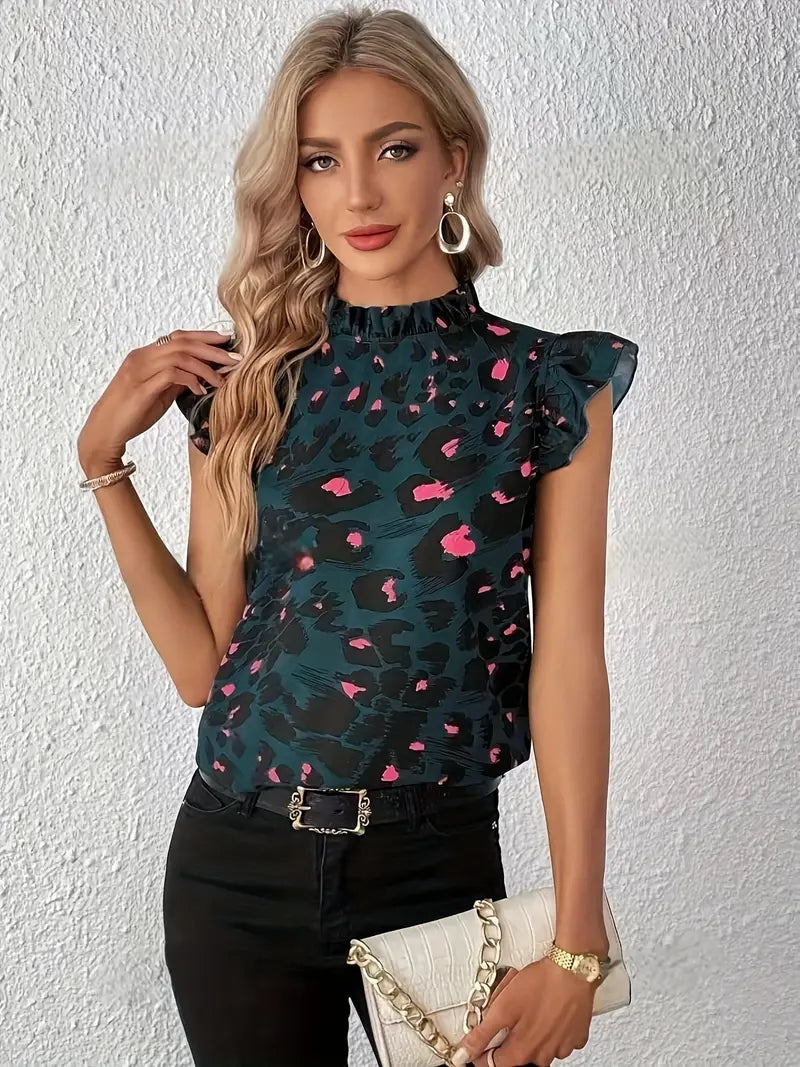 Blouse met vlindermouwen met vlindermouwen | Zoë