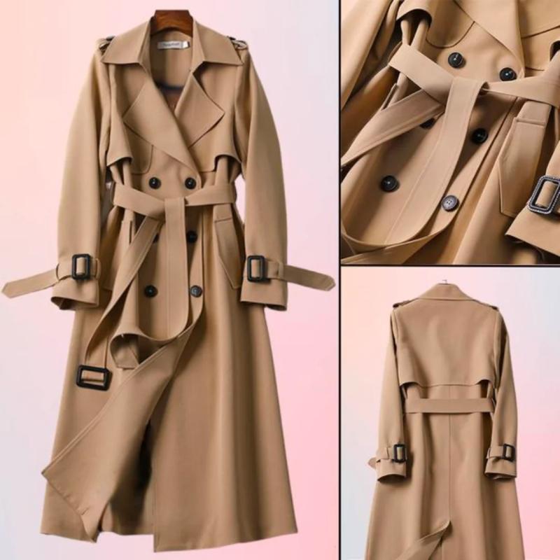 Dames elegante trenchcoat voor de winter | Catelijne