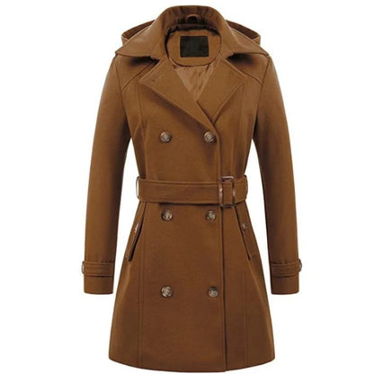 Mooie halflange trenchcoat voor dames | Wanja