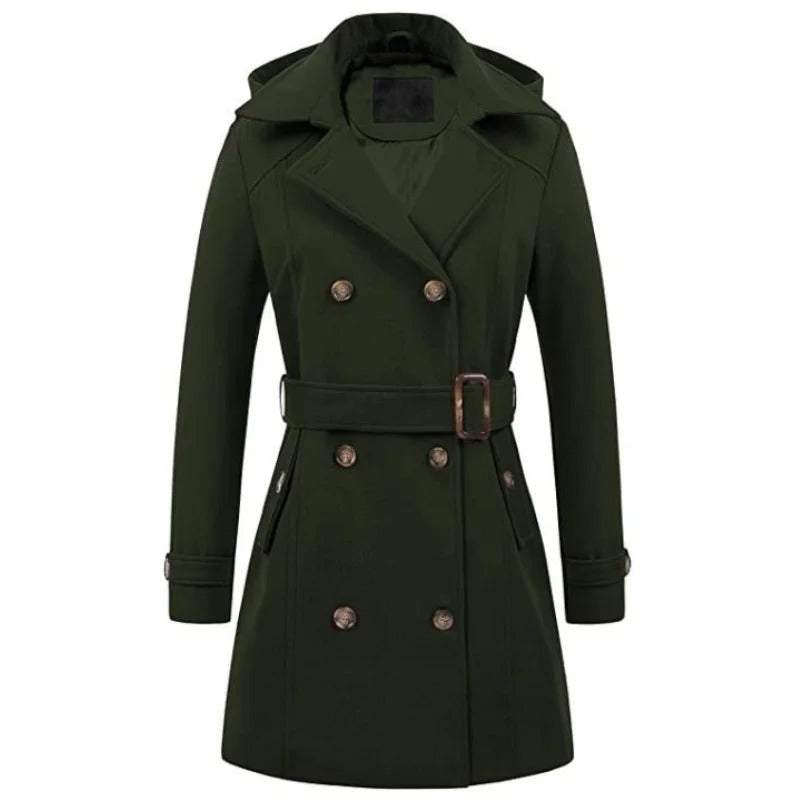 Mooie halflange trenchcoat voor dames | Wanja