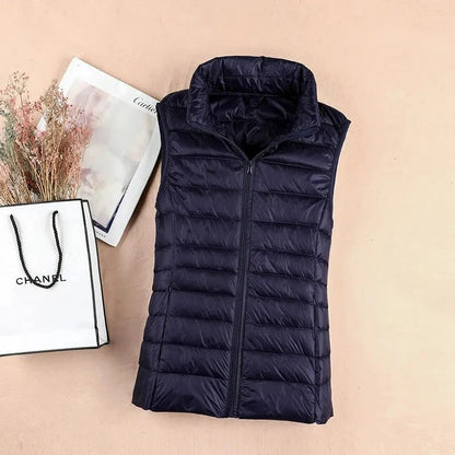 Vrouwen Puffer Vest Jas voor de winter | Trisanna