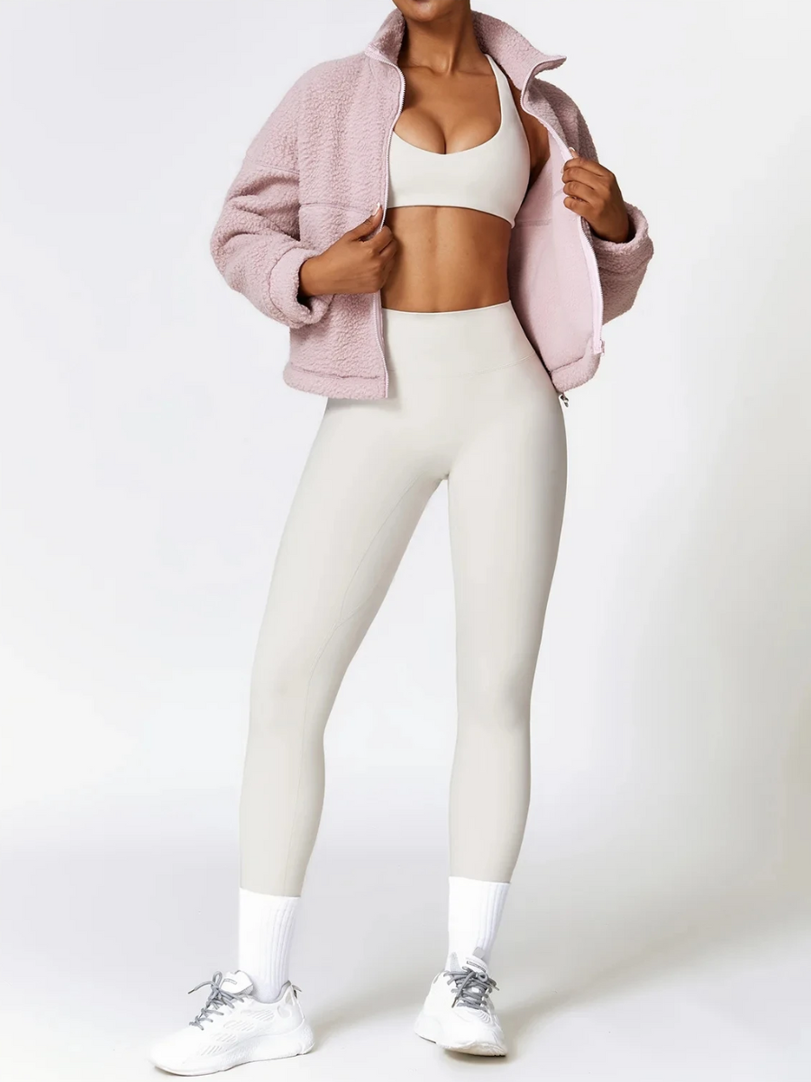 Fitness winter fleecejas dames | Maelle