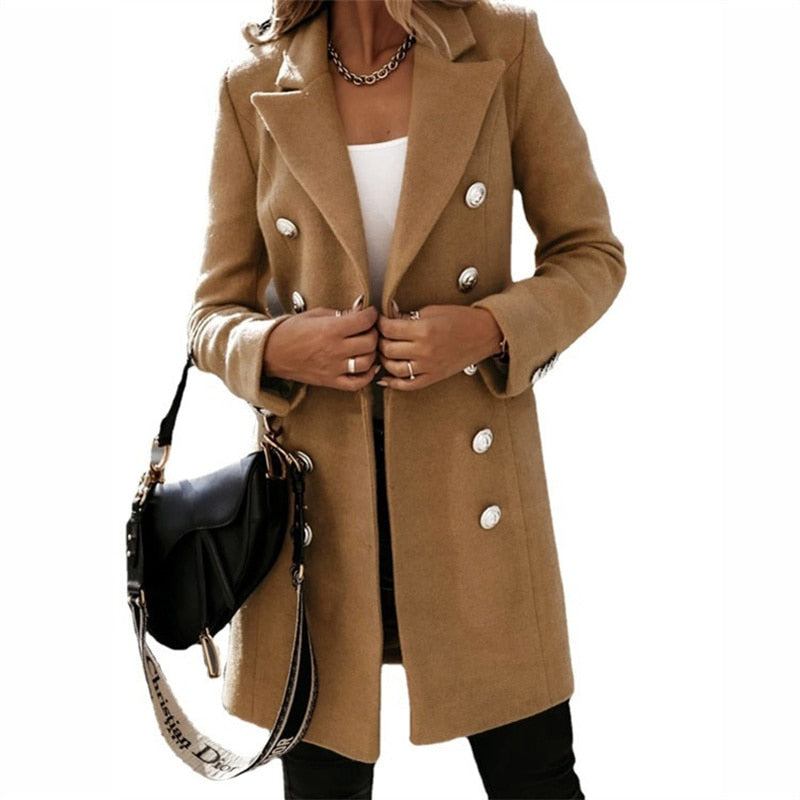 Elegante Winter Trenchcoat Dames | Leona