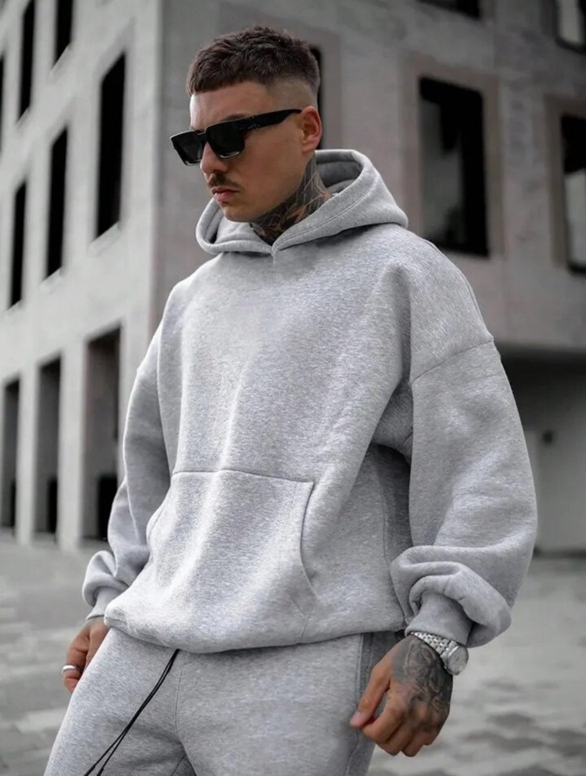 Oversized casual hoodie voor heren | Isaak