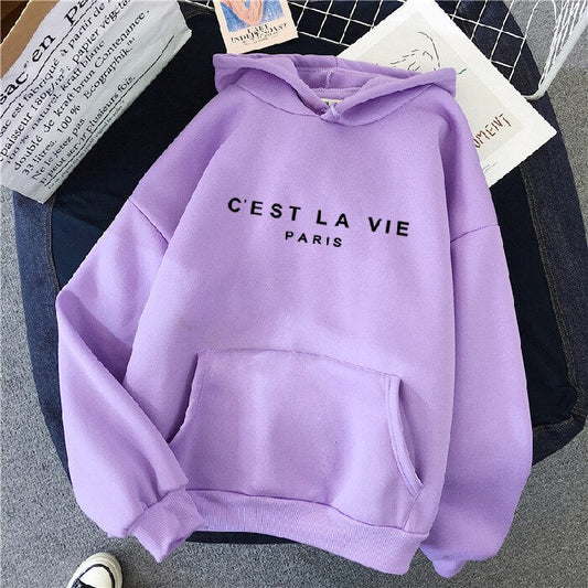 C'est La Vie statement hoodie | Imara