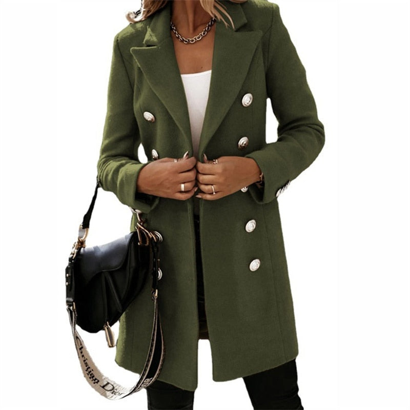 Elegante Winter Trenchcoat Dames | Leona