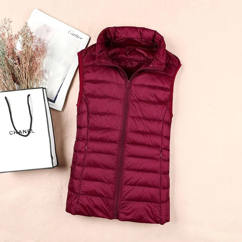 Vrouwen Puffer Vest Jas voor de winter | Trisanna