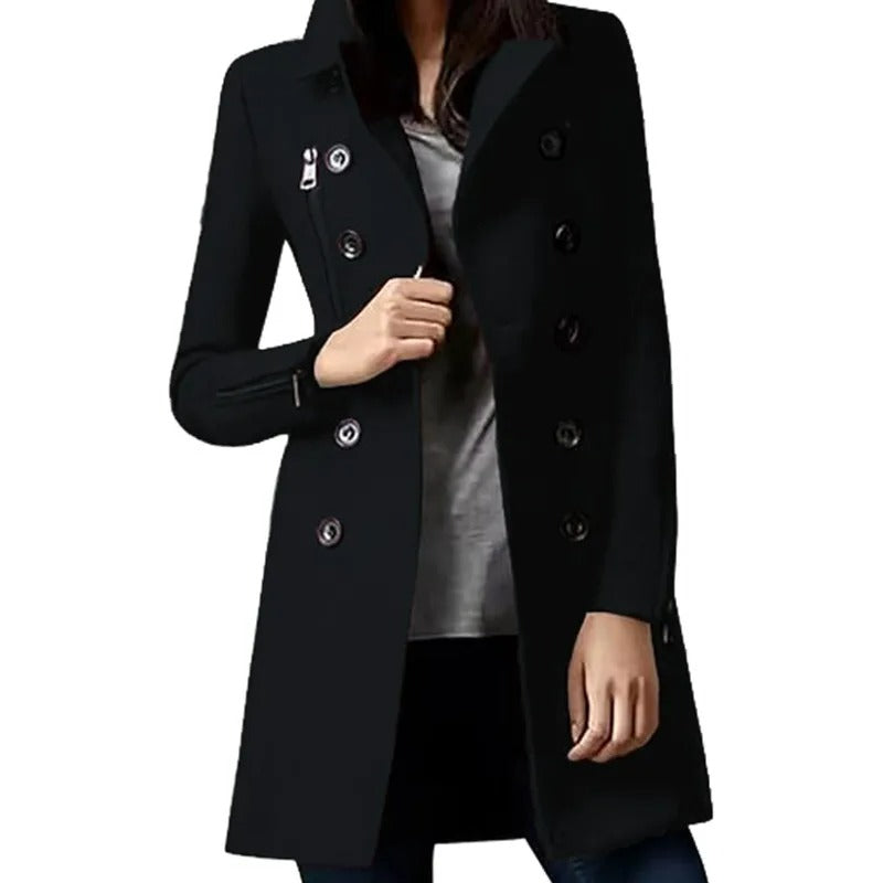 Stijlvolle Winter Trench Coat Voor Vrouwen | Thais