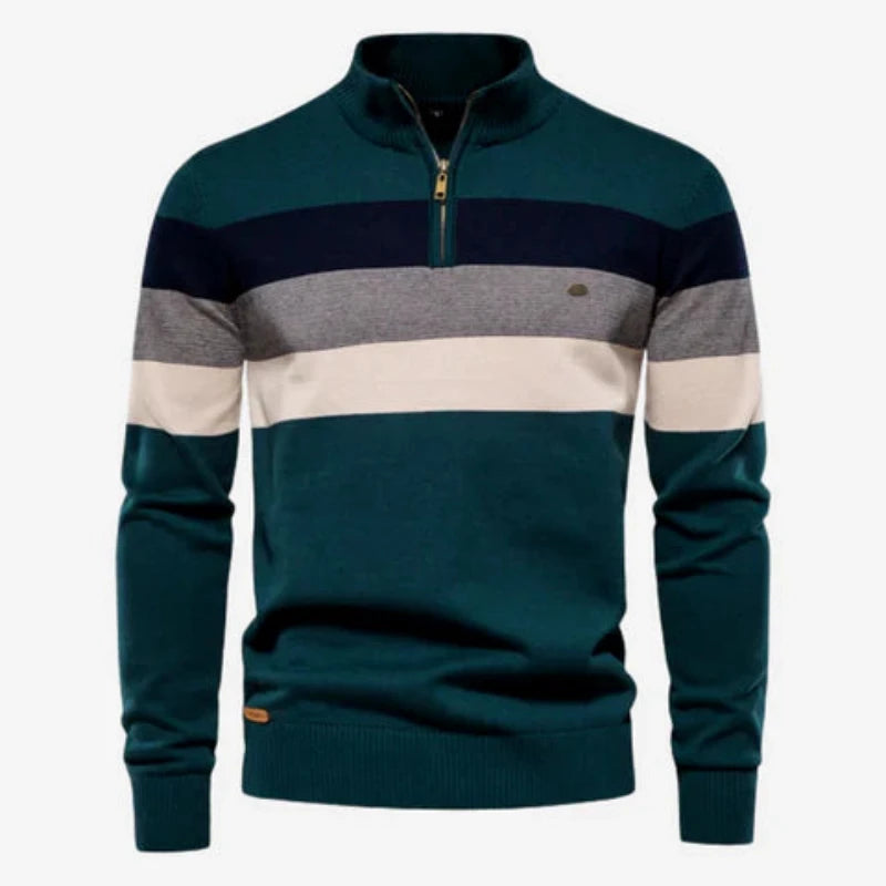 Trendy Pullover met rits voor mannen | Ruud