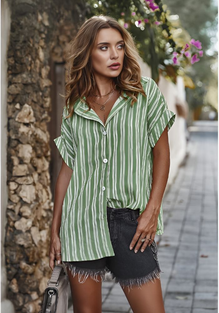 Zomerse linnen blouse | Ivana