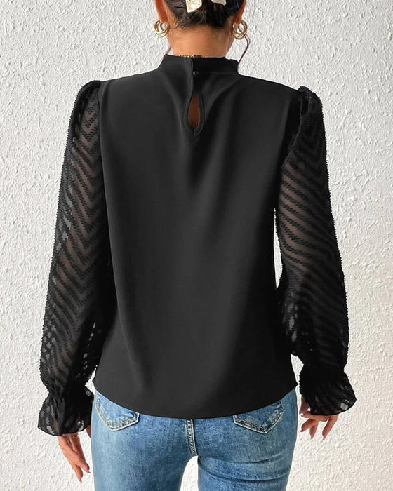 Chique top met lange mouwen | Jeanelyn