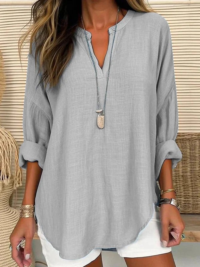 Casual linnen blouse | Leneth