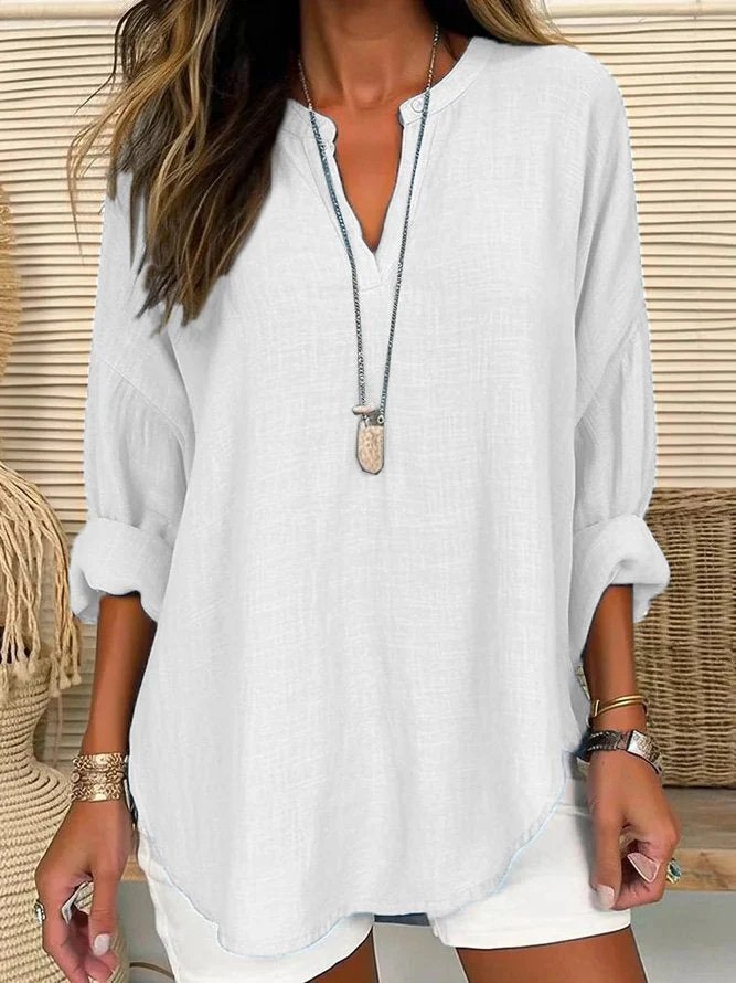 Casual linnen blouse | Leneth