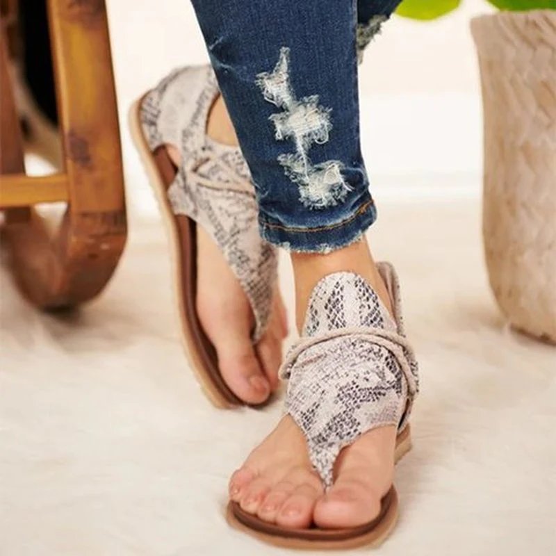 Trendy Bedrukte Sandalen | Lennie