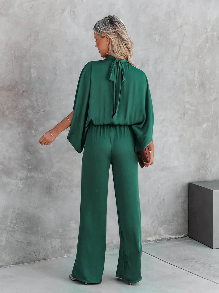 Elegante Diepgroene Jumpsuit | Lian