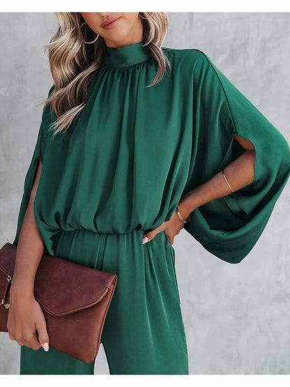 Elegante Diepgroene Jumpsuit | Lian