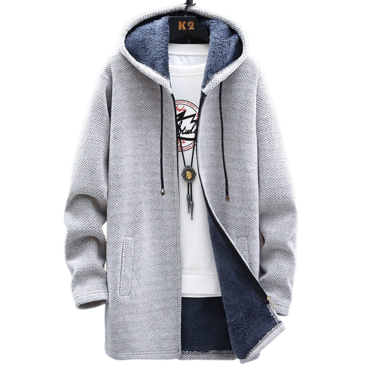 Stijlvol Vest Met Hoodie Mannen | Jorrit