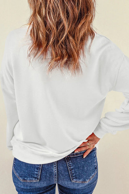 Liefde Geborduurd Sweatshirt | Nexie