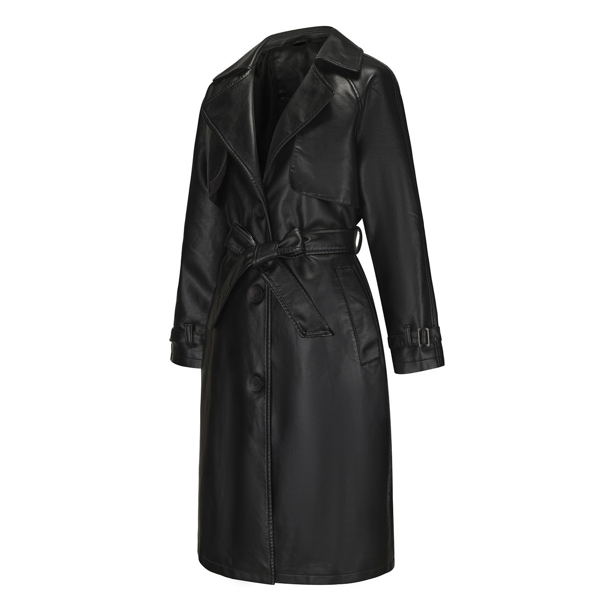 Trenchcoat van imitatieleer voor dames| Zara