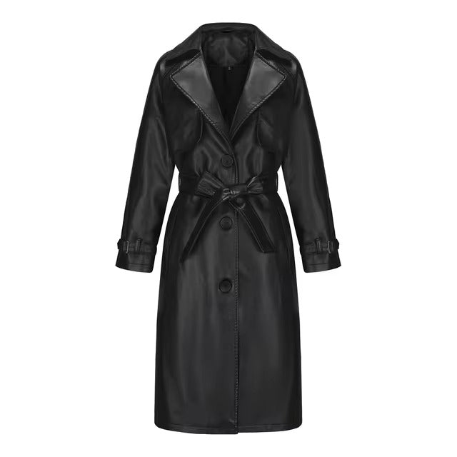 Trenchcoat van imitatieleer voor dames| Zara