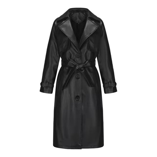 Trenchcoat van imitatieleer voor dames| Zara