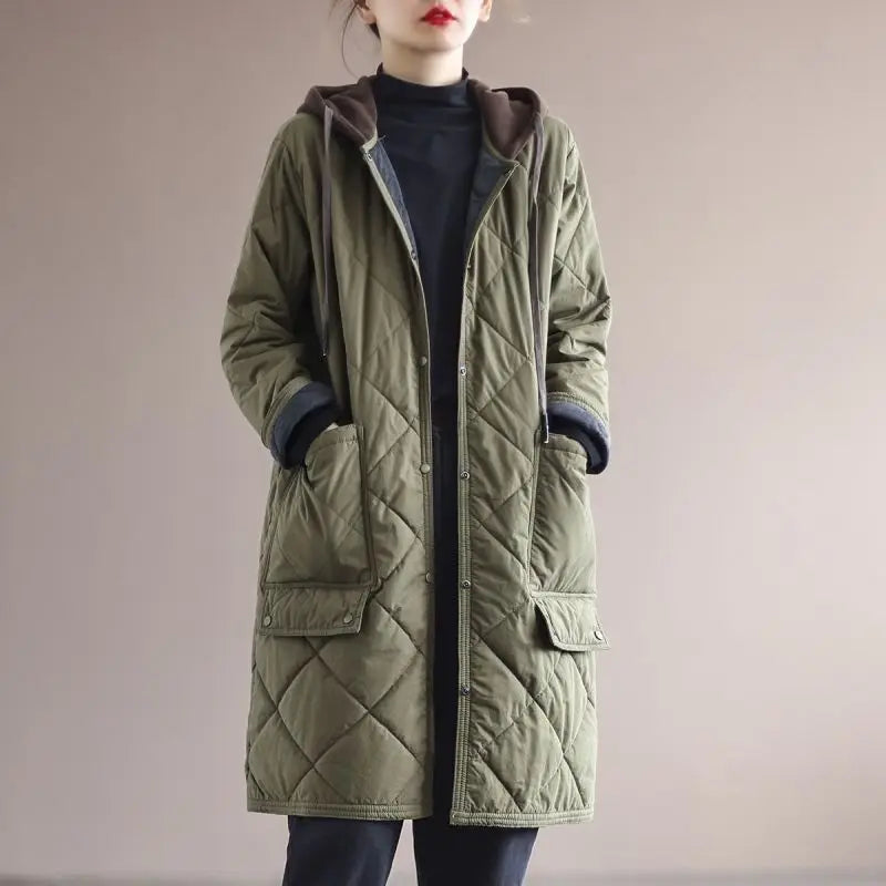 Winterjas met oversized capuchon voor dames | Hermione