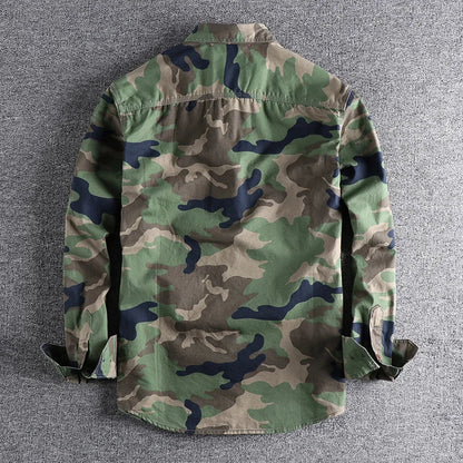 Camo stijl licht herenjas | Dion