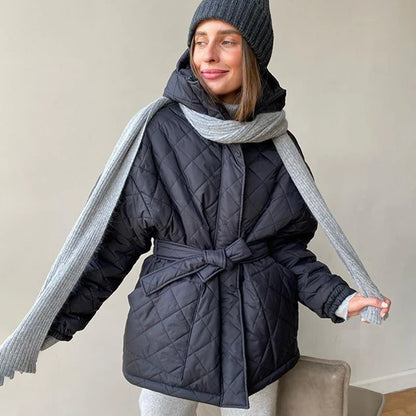 Trendy winterjas met capuchon voor dames  | Freya