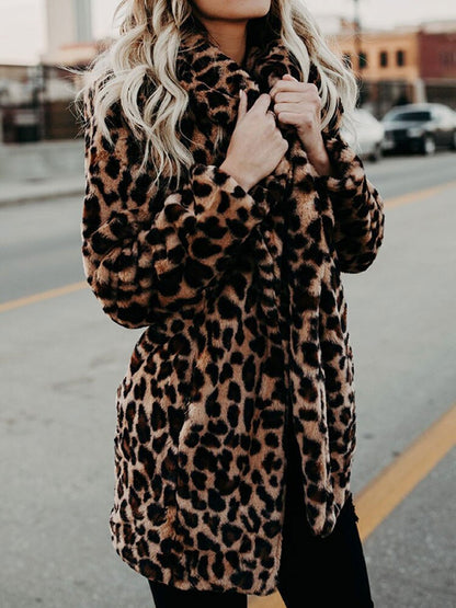 Leopard winterjas | Axelle