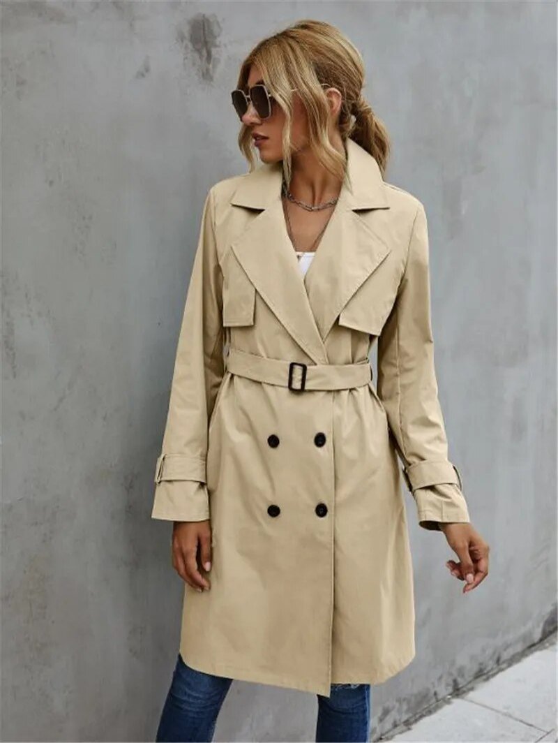 Slanke en stijlvolle trenchcoat voor dames | Isla