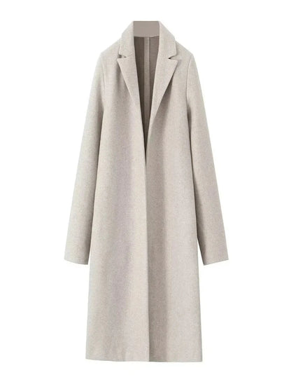 Vintage lange trenchcoat voor dames | Maja