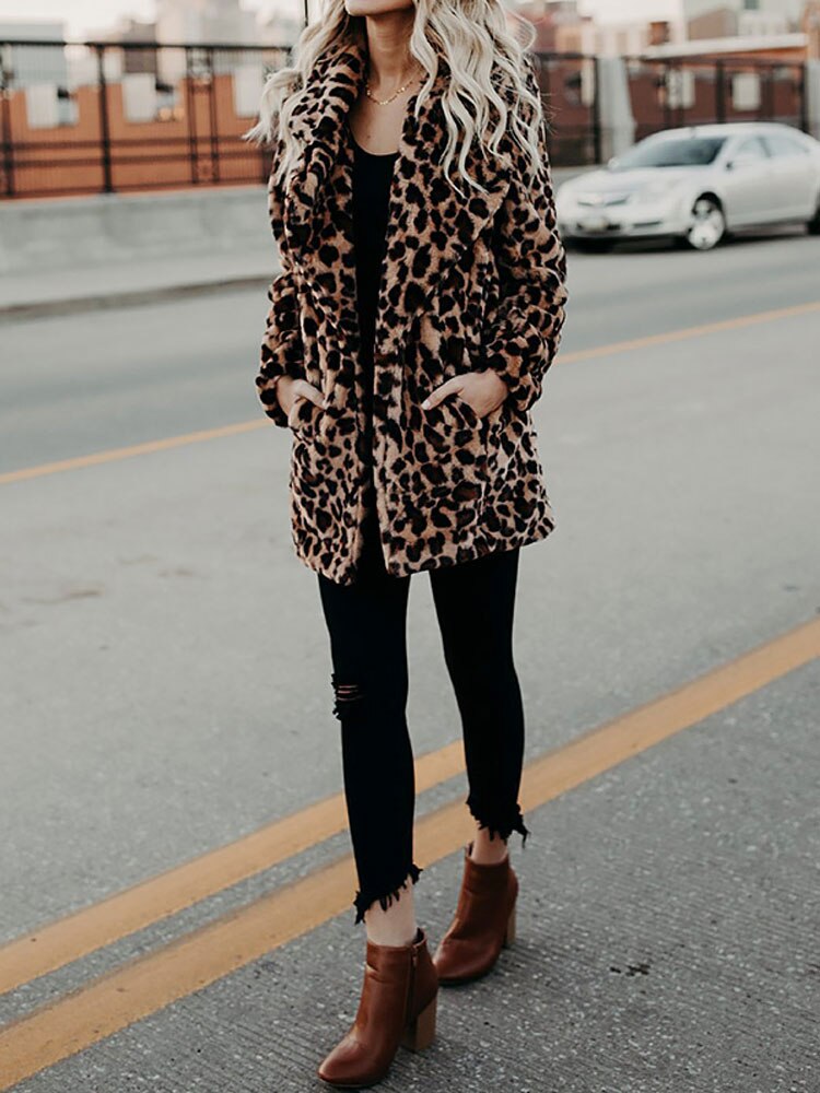 Leopard winterjas | Axelle