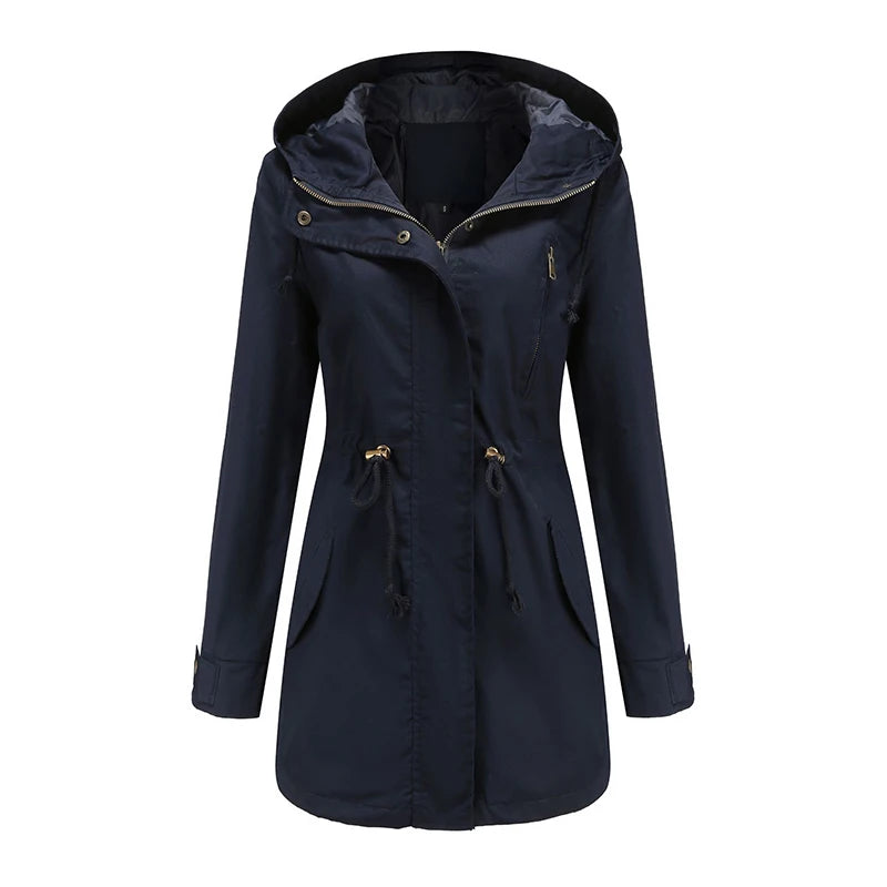 Chique Trenchcoat met capuchon Vrouwen | Sophia