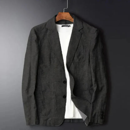 Elegante linnen blazer voor mannen | Cas