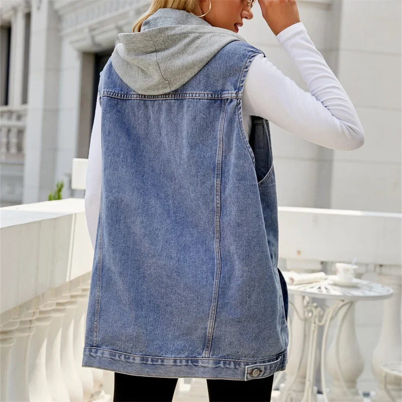 Denim vest voor dames | Veronique