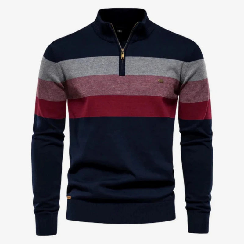 Trendy Pullover met rits voor mannen | Ruud