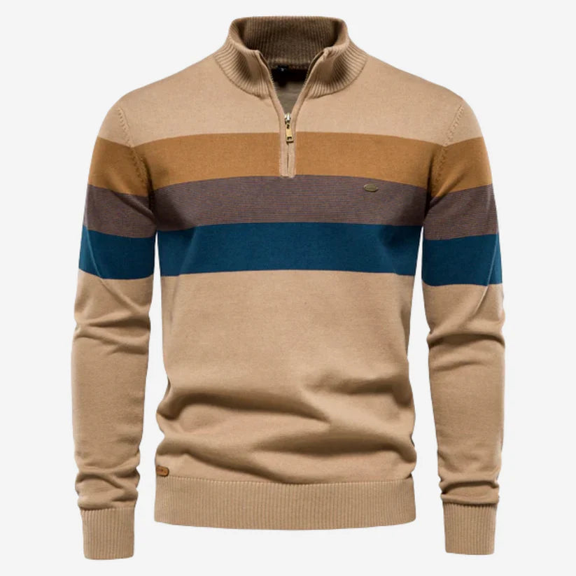 Trendy Pullover met rits voor mannen | Ruud