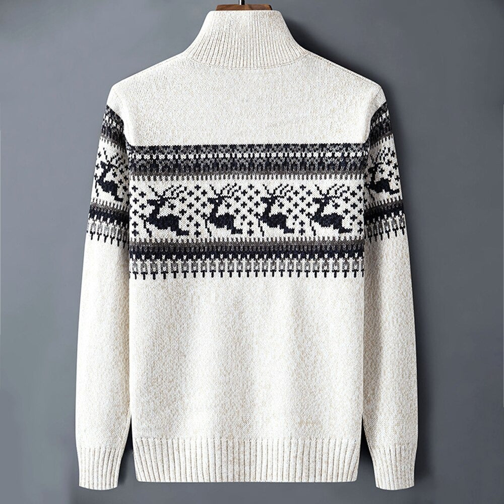 Sweater met halve rits voor heren | Ivar